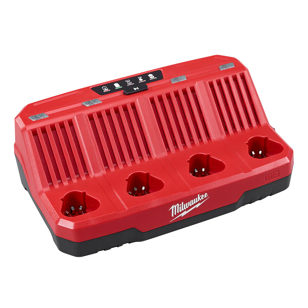 Milwaukee 48-59-1204 M12 Four Bay Sequential Charger - Moutools
