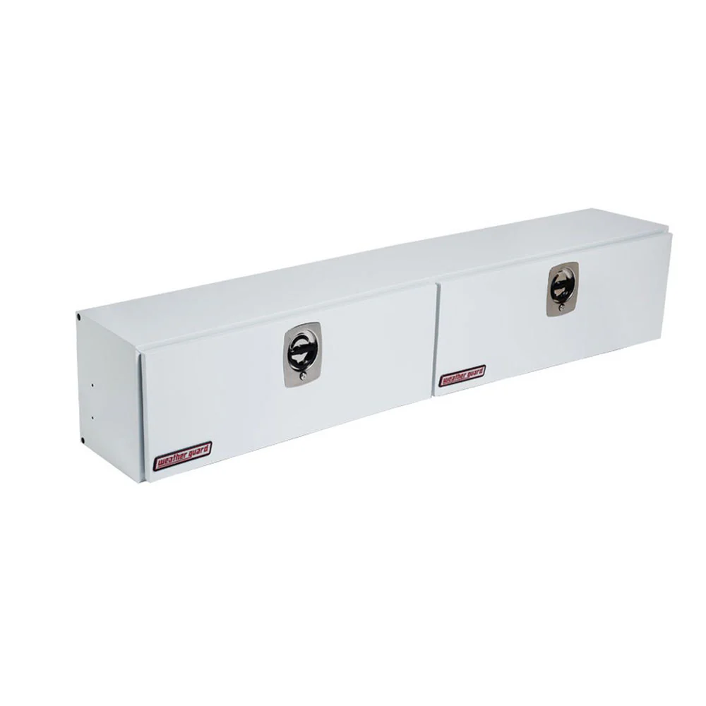 WeatherGuard 290-3-02 White Steel Hi-Side Truck Box, 11.1 Cu. Ft. - Moutools