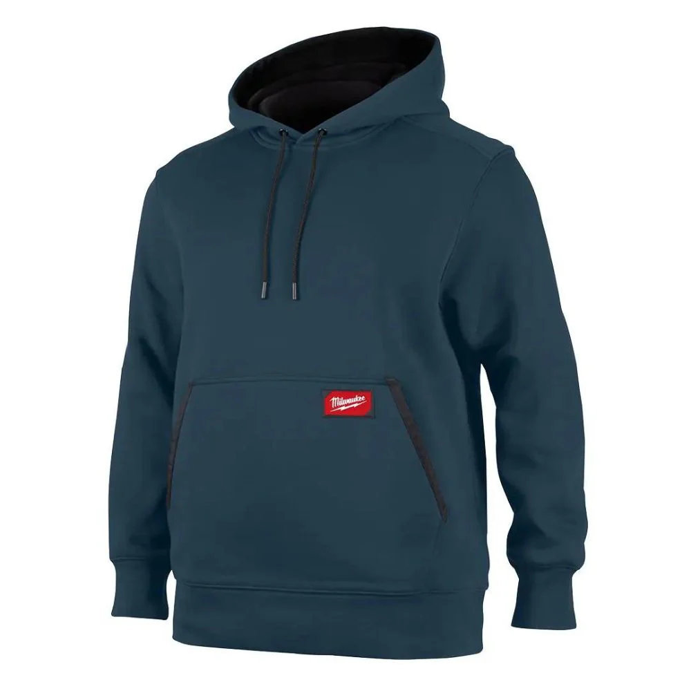 Milwaukee 351BL-XL Midweight Pullover Hoodie Blue XL - Moutools