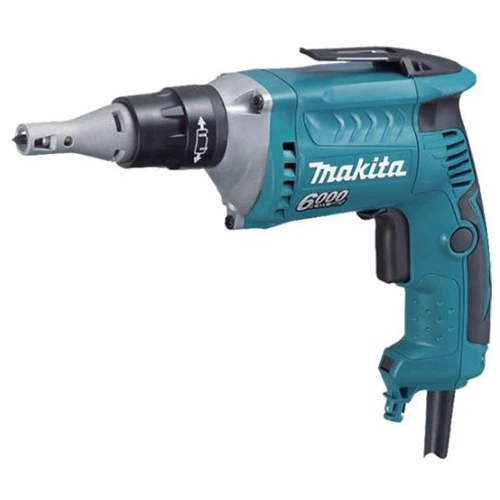 Makita FS6200 Drywall Screwdriver, 6 AMP, 0-6,000 RPM, var. spd., reversible, L.E.D. Light - Moutools