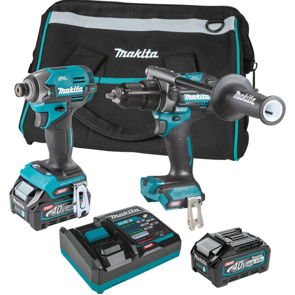 Makita GT201M1D1 40V max XGT Brushless Cordless 2-Pc. Combo Kit (2.5Ah/4.0Ah) - Moutools