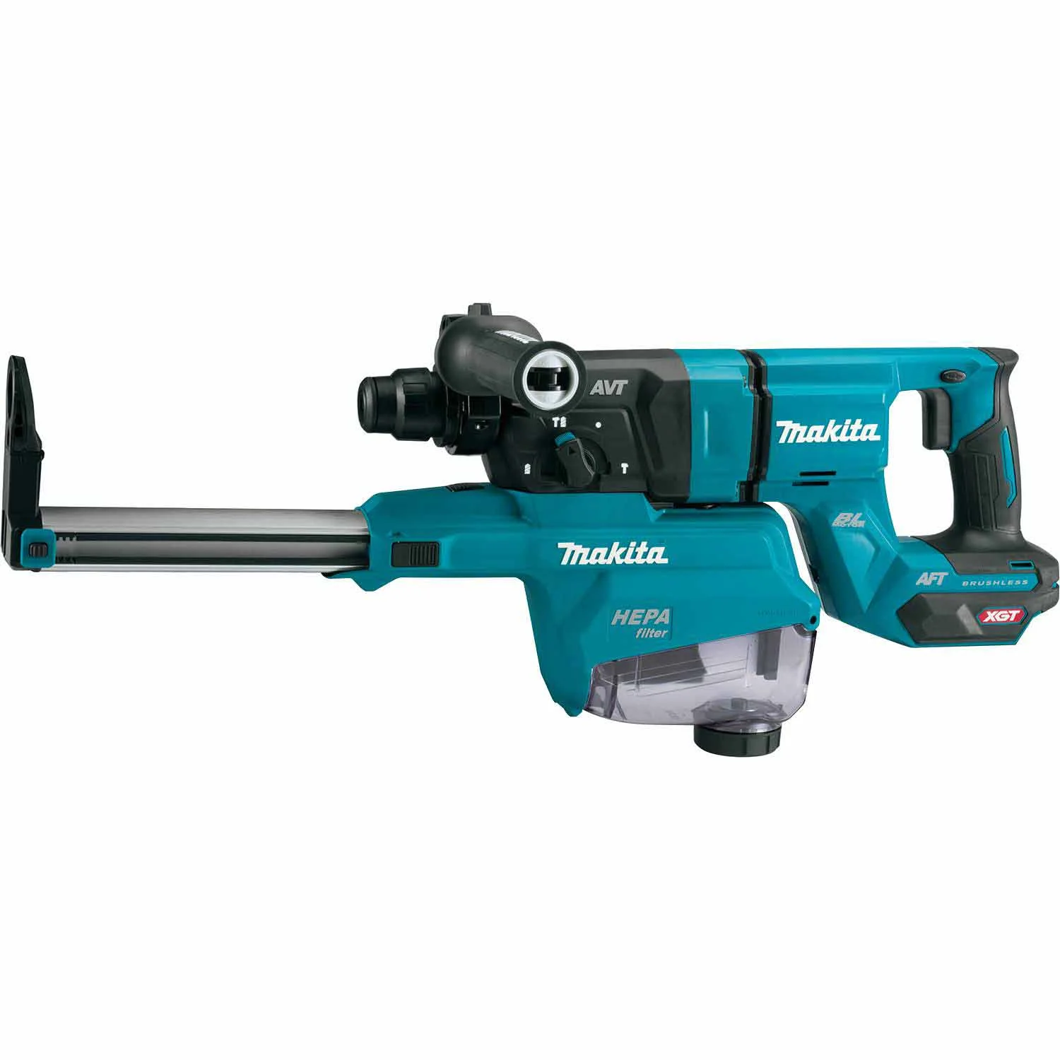 Makita GRH07ZW 40V max XGT Rotary Hammer (D-Handle) w/ Dust Extractor - Moutools