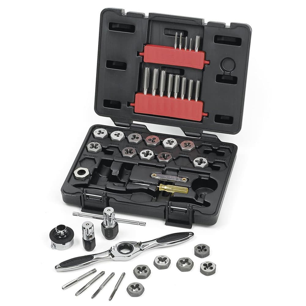 GearWrench 3886 42 Pc. Metric Ratcheting Tap and Die Set - Moutools