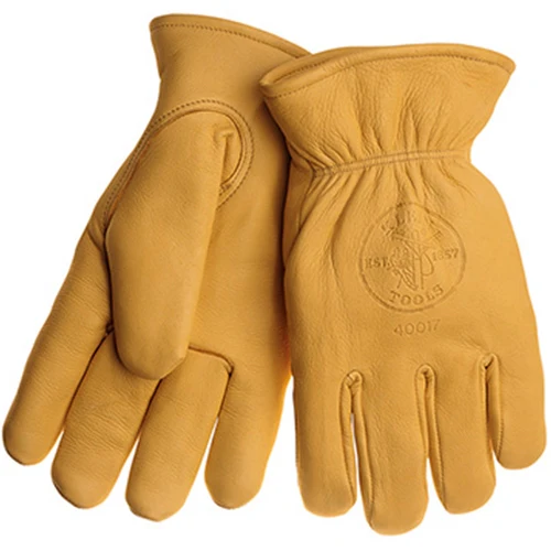 Klein Tools 40017 Cowhide Gloves with Thinsulate Large - Moutools