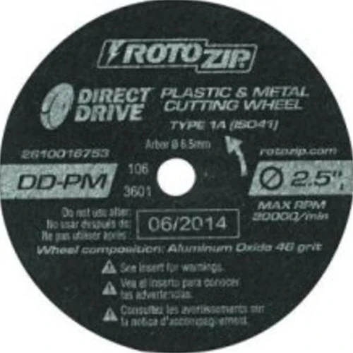 RotoZip DD-PM5 DD-PM5 Plastic & Metal Direct Drive Cut-Off Wheels (5PK) - Moutools