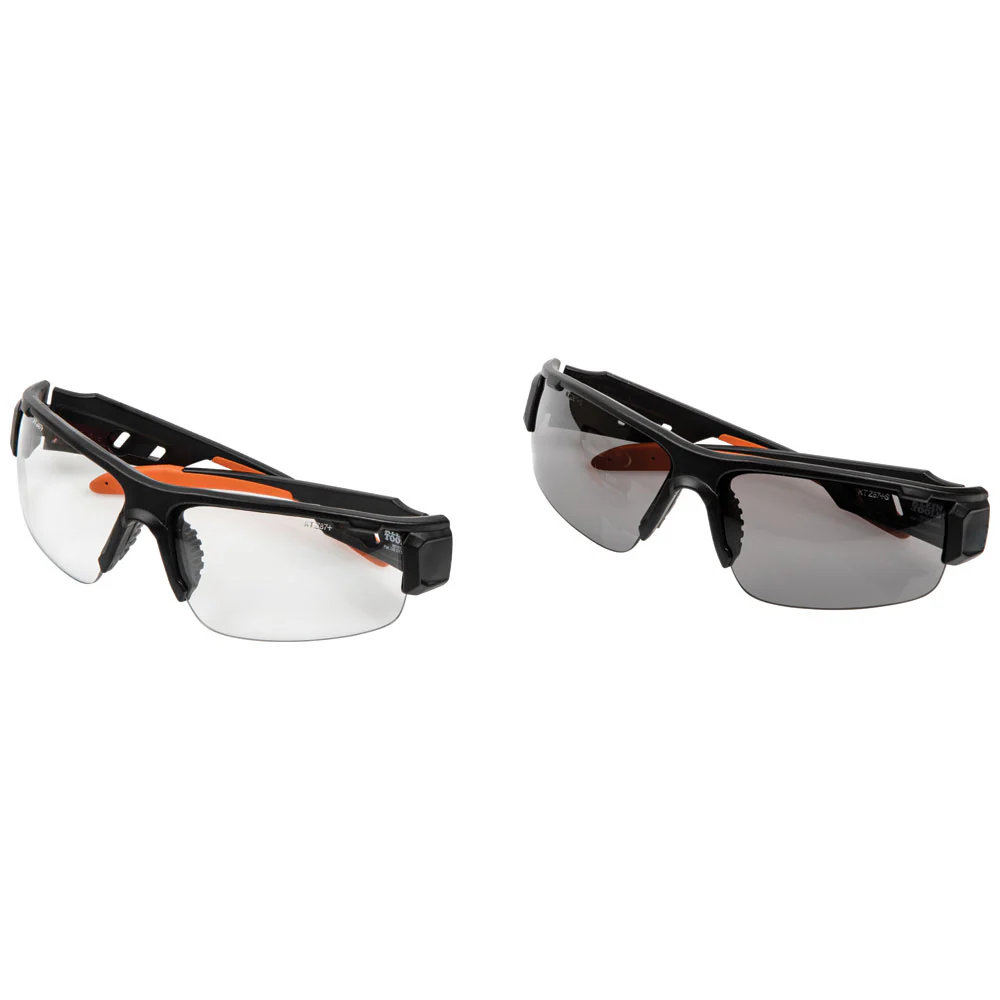 Klein 60173 PRO Safety Glasses-Semi-Frame, Combo Pack - Moutools