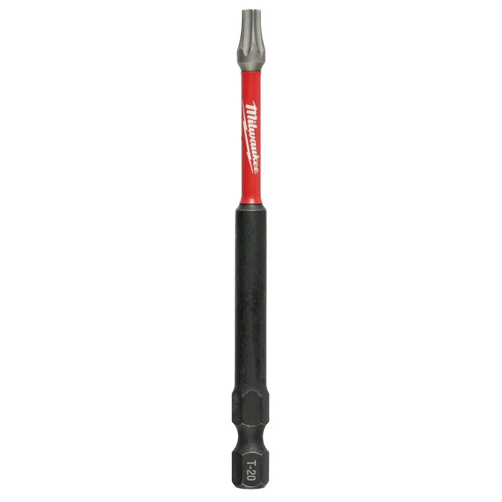 Milwaukee 48-32-4395 SHOCKWAVE™ 3-1/2 in. Impact Torx® T20 Power Bits (25 Pack) - Moutools