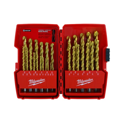 Milwaukee 48-89-0012 29-Piece Thunderbolt Titanium Drill Bit Set - Moutools