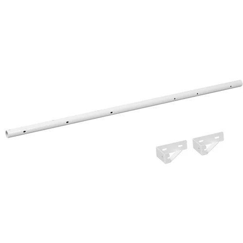 Weather Guard 2508F White Aluminum Street-Side Roof Rack Mounting Kit, RAM ProMaster - Moutools