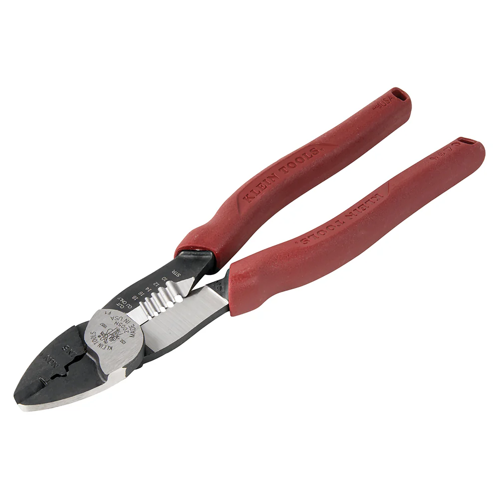 Klein 2005N Forged Steel Wire Crimper, Cutter, Stripper - Moutools