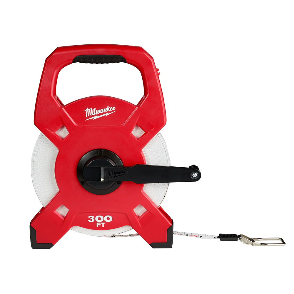 Milwaukee 48-22-5303 300' Fiberglass Open Reel Long Tape - Moutools