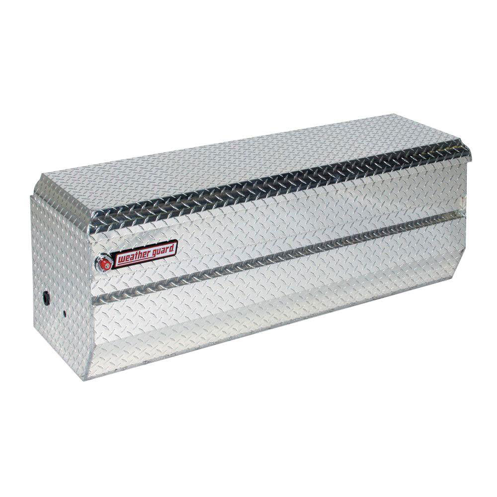 WeatherGuard 674-0-01 Clear Aluminum All-Purpose Chest, Full Compact, 10.0 Cu. Ft. - Moutools