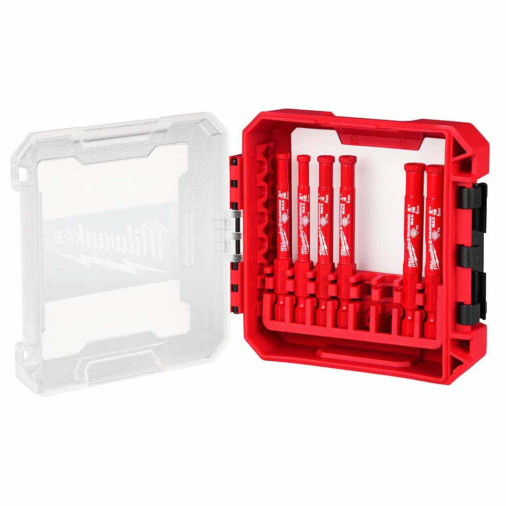 Milwaukee 49-56-0550 Milwaukee Diamond Max Hole Saw Bit Set - 6PC - Moutools
