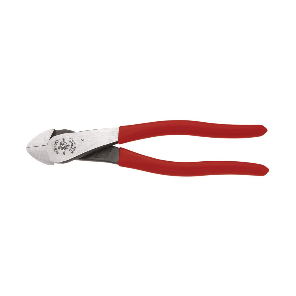 Klein Tools D238-8 Diagonal-Cutting Pliers, High Leverage, Angled Head - Moutools