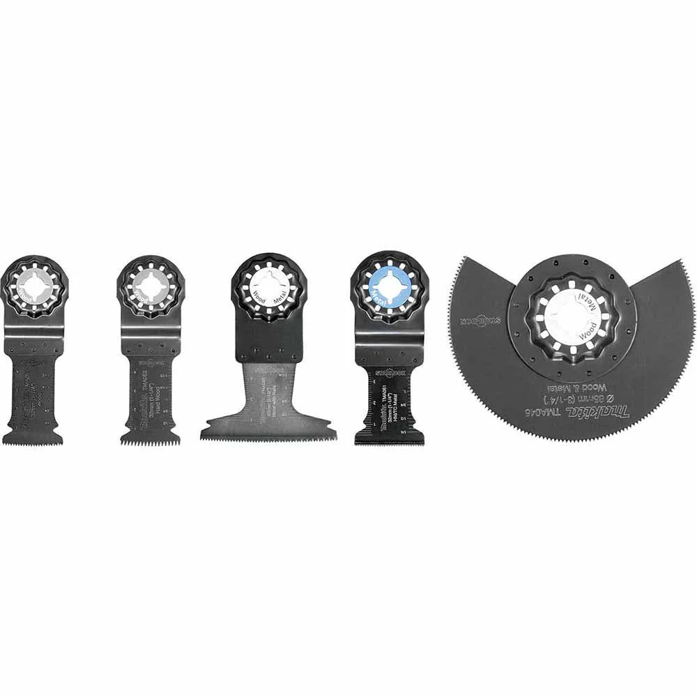 Makita B-67197 5 Pc. Starlock Oscillating Blade Set - Moutools