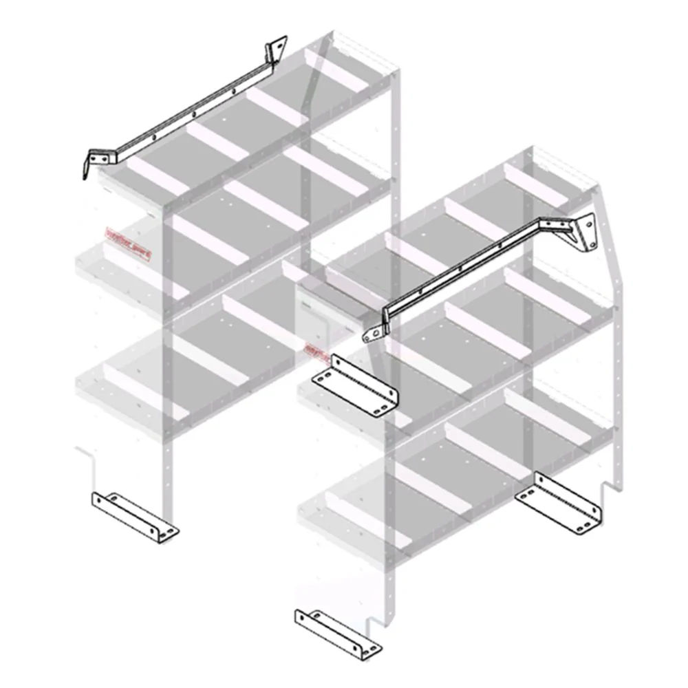 WeatherGuard 9754-3-01 Rear Installation Kit, NV200/ City Express - Moutools