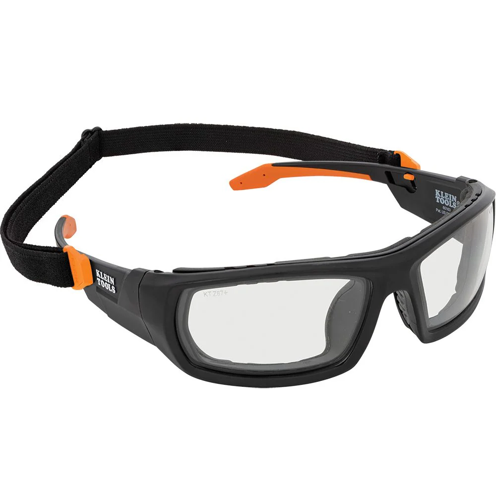 Klein 60538 Professional Full-Frame Gasket Safety Glasses, Indoor/Outdoor Lens - Moutools