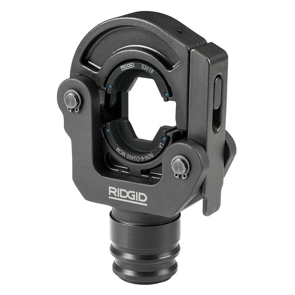 RIDGID 47753 LR60B RE6 Latching Round Crimp Head Only - Moutools