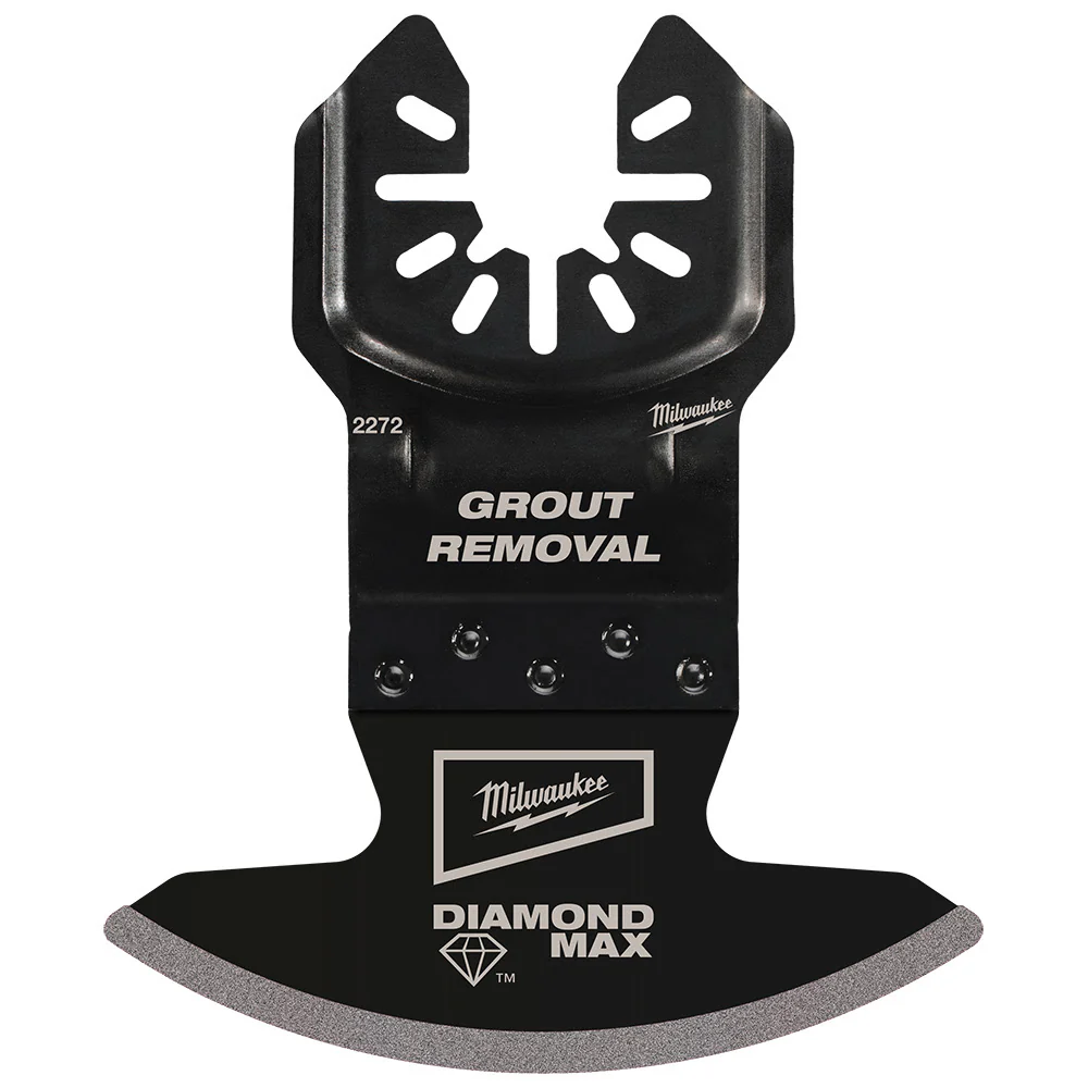 Milwaukee 49-25-2275 Open-Lok Diamond Max Diamond Grit Grout Removal Multi-Tool Blade 5Pk - Moutools