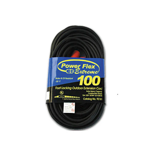 Southwire 92151 Power Flex Extreme 100' Outdoor Extension Cord, Foot Lock - Moutools