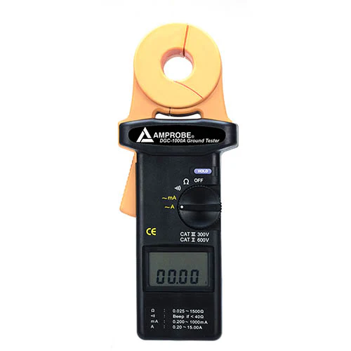 Amprobe DGC-1000 A Accurate 0.025 to 1500Ohms Ground Resistance Tester - Moutools