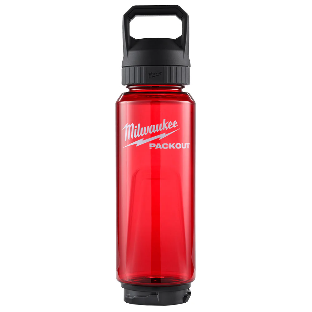 Milwaukee 48-22-8372R PACKOUT 34oz Bottle with Chug Lid - Red - Moutools