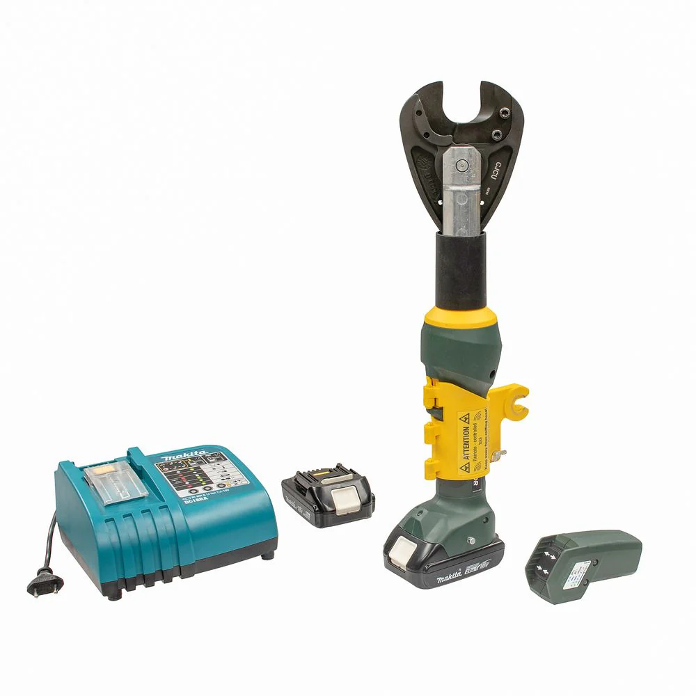 Greenlee EK425LXR22CUAL EK425LXR 6 Ton, Soft Metal Remote Cutter, 2.0Ah Battery, 230V Charger - Moutools
