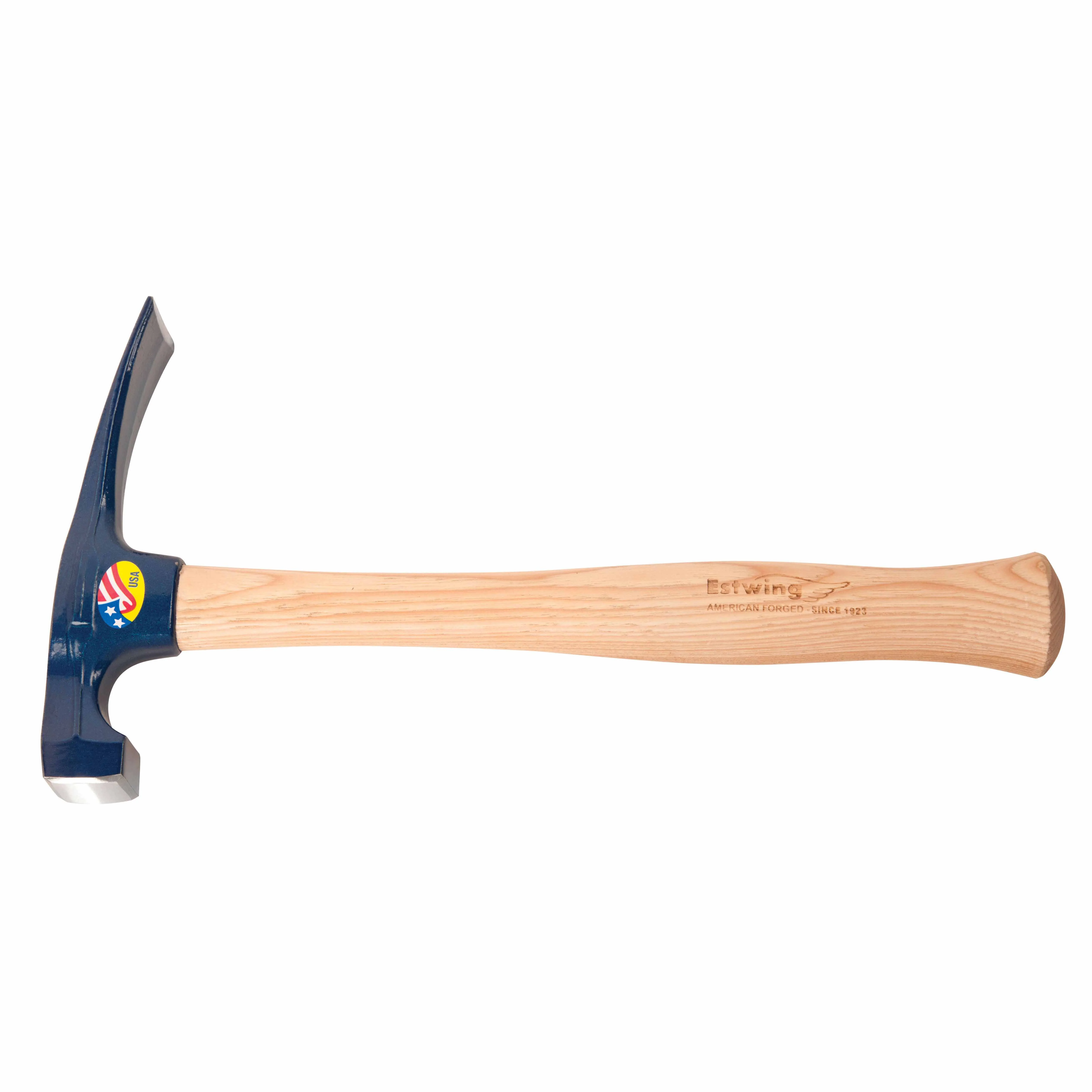 EstWing EW6-21BLL 21 oz Bricklayer Hammer w/Long Wooden Handle - Moutools