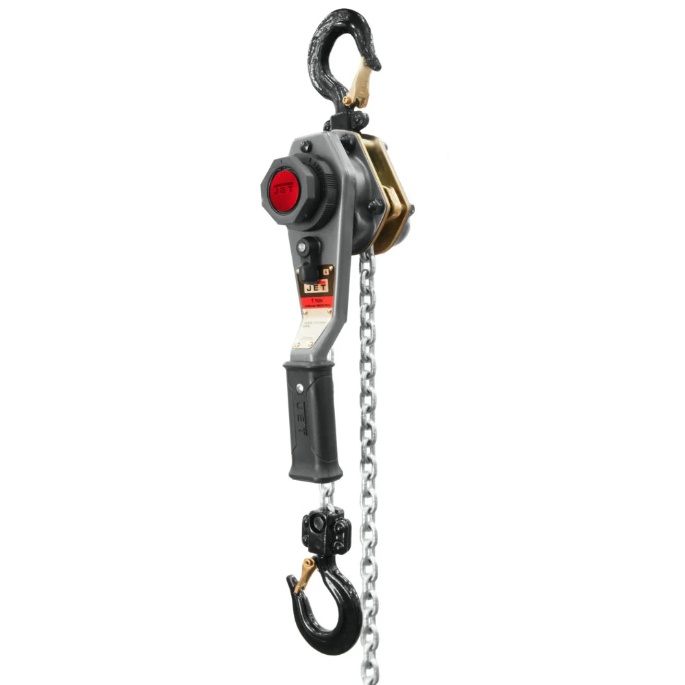 Jet JT9-376201 JLH-100WO-10 JLH Series 1 Ton Lever Hoist, 10' Lift with Overload Protection - Moutools