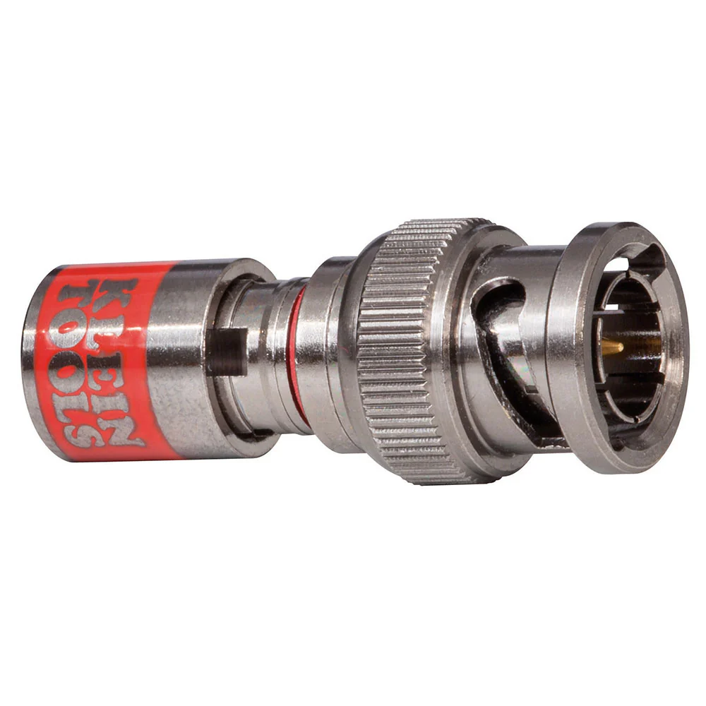 Klein Tools VDV813-616 Universal BNC Compression Connectors RG59 10-Pack - Moutools