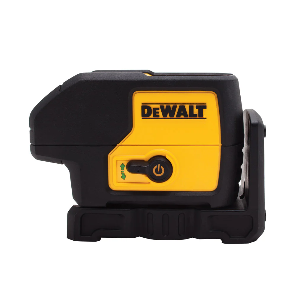 DeWalt DW083CG Green Self-Leveling 3-Spot Laser Level with (2) AA Batteries & Case - Moutools