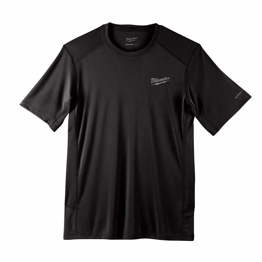 Milwaukee 414B WORKSKIN Lightweight Performance Shirt - Short Sleeve - Black - Moutools
