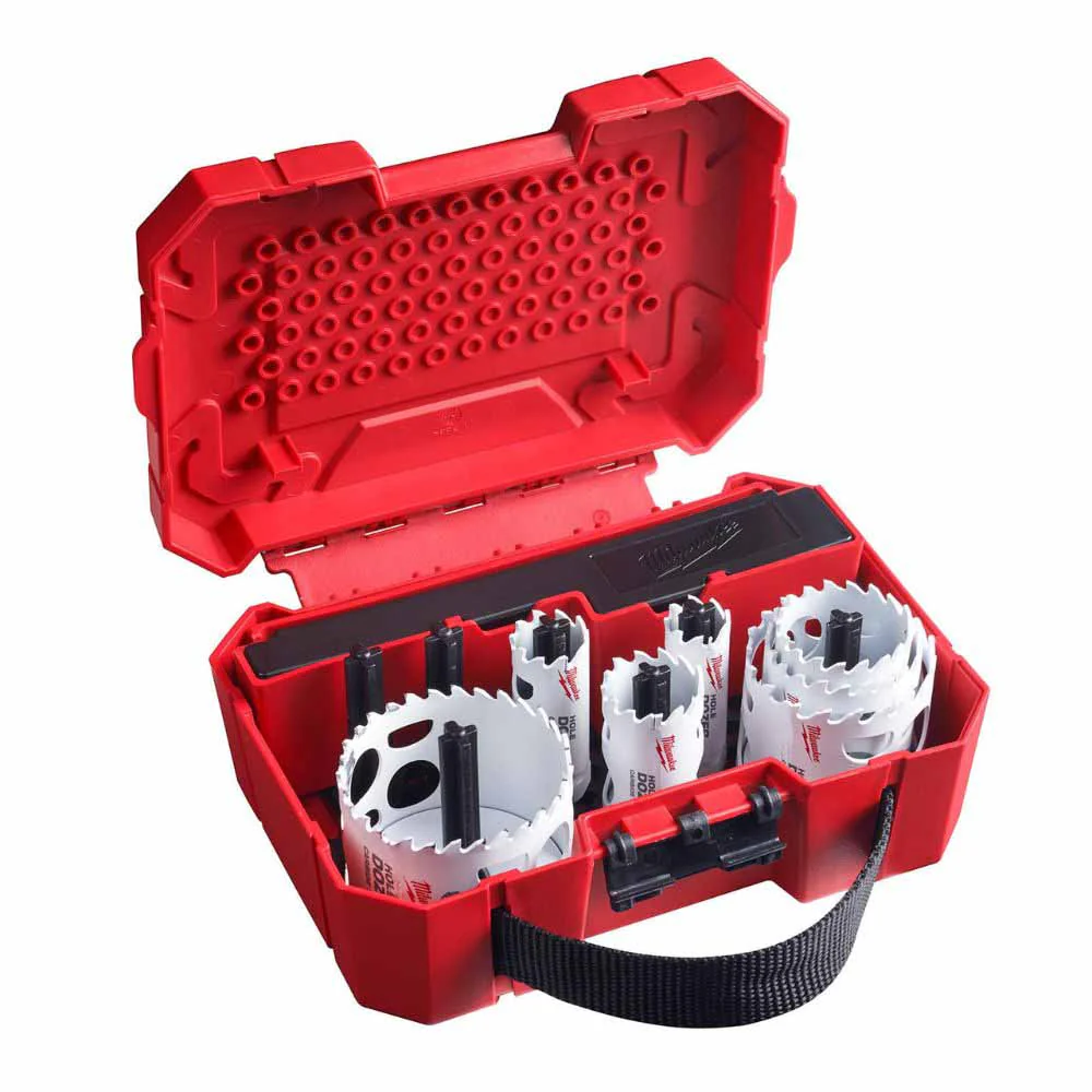 Milwaukee 49-22-3091 12 PC HOLE DOZER™ with Carbide Teeth Hole Saw Plumber's Kit - Moutools