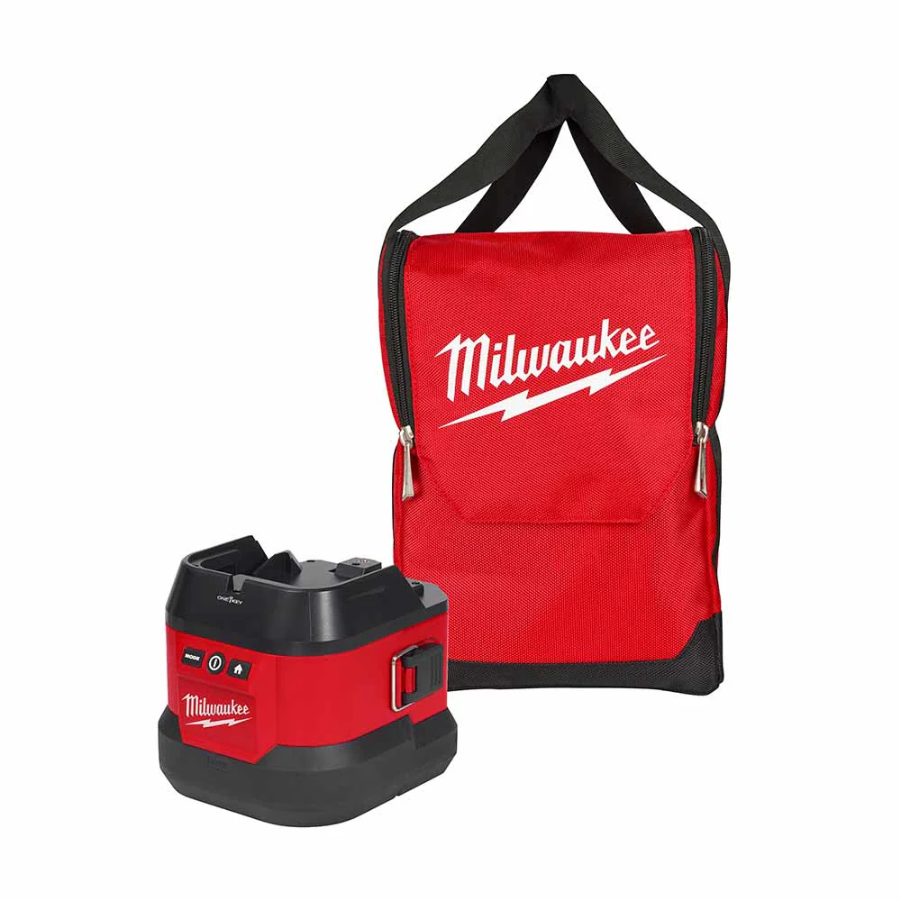 Milwaukee 49-16-2123B M18™ Utility Remote Control Search Light Portable Base w/ Carry Bag - Moutools
