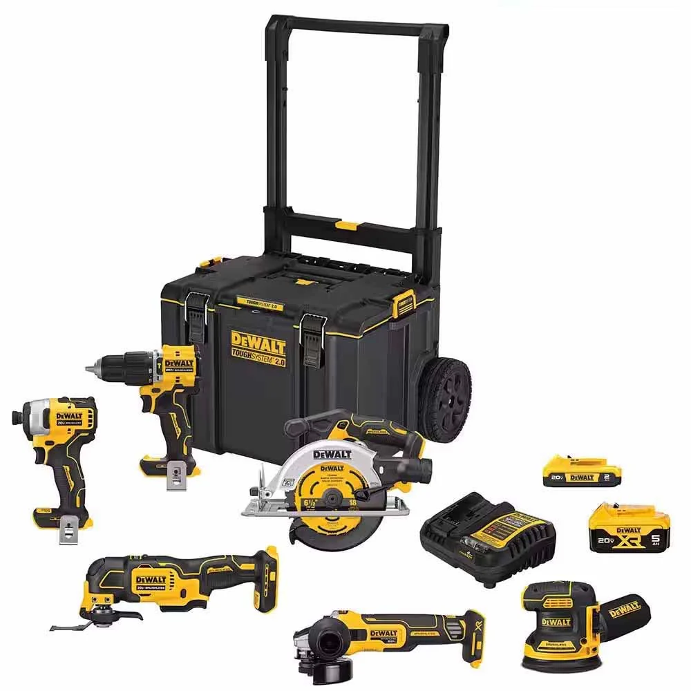 DeWalt DCKTS681D1P1 20-Volt MAX ToughSystem Lithium-Ion 6-Tool Cordless Combo Kit - Moutools