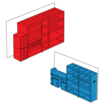 Weather Guard 600-3024 Electrician Cube Van Package - Moutools
