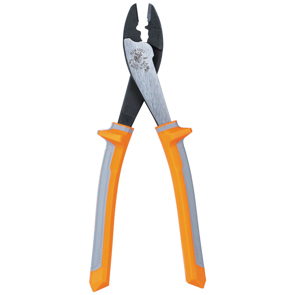 Klein 1005RINS Crimping and Cutting Tool for Connectors, Insulated - Moutools