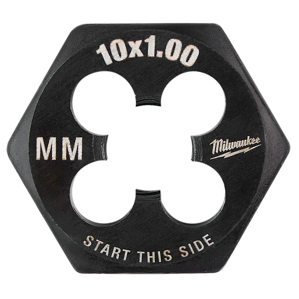 Milwaukee 49-57-5354 M10-1.00 mm 1-Inch Hex Threading Die - Moutools