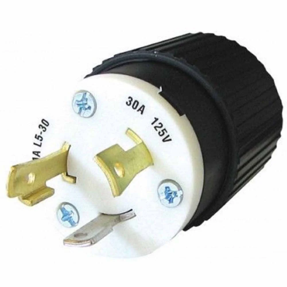 Bryant 70530NP 30-Amp L5-30P Straight Blade Plug, 125 Volt (12-00233B) - Moutools