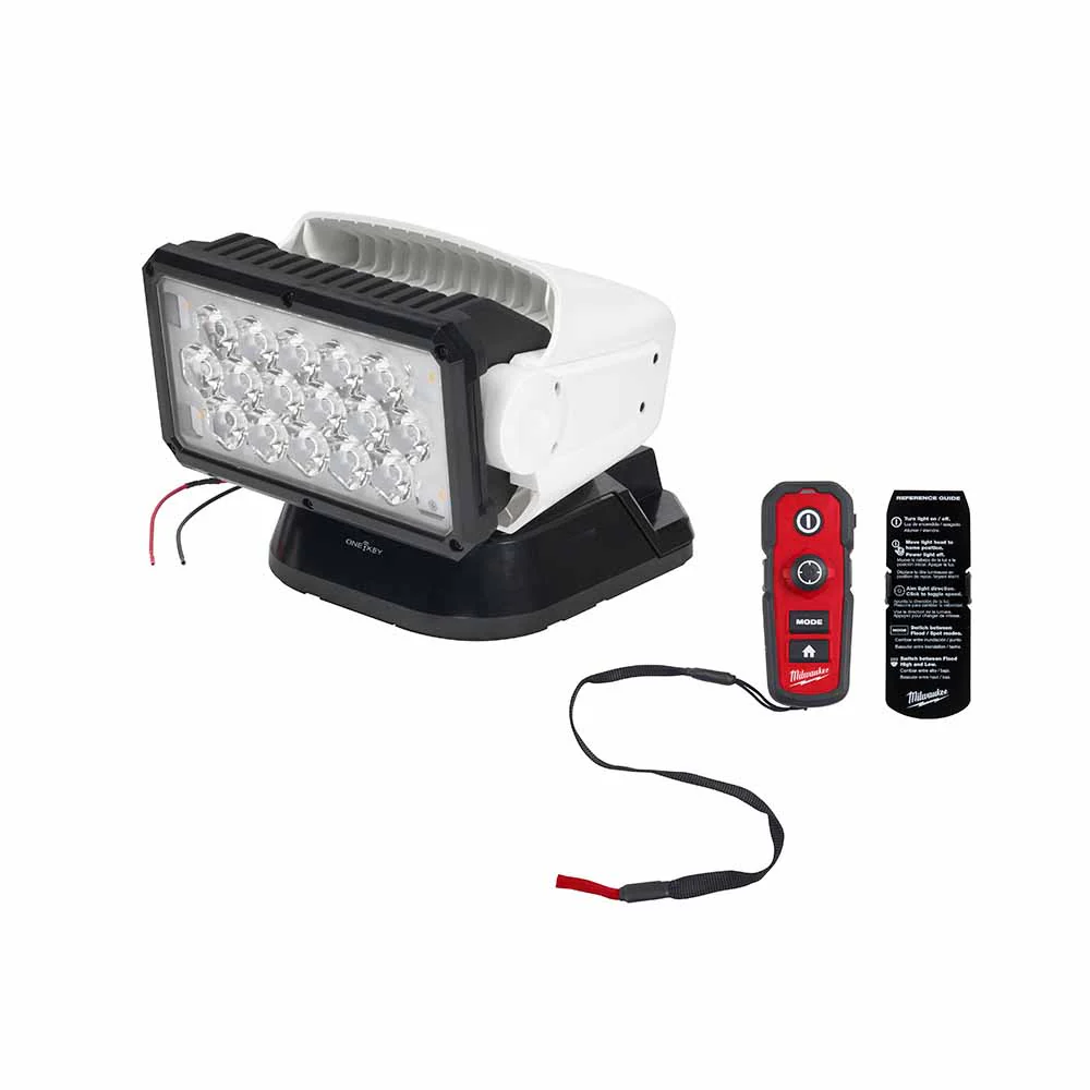 Milwaukee 2123 Utility Remote Control Search Light - Moutools