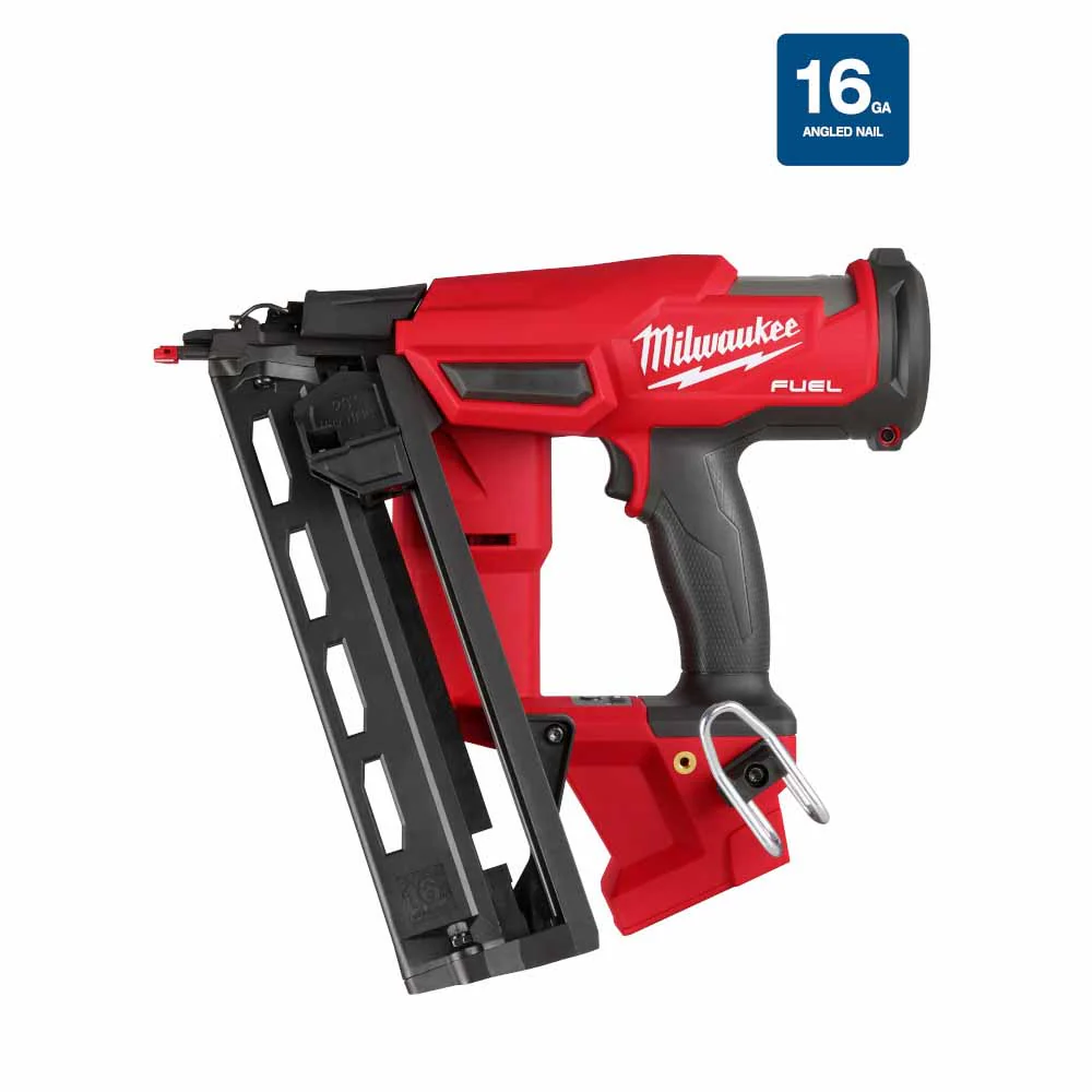 Milwaukee 2841-20 M18 FUEL™ 16 Gauge Angled Finish Nailer - Moutools