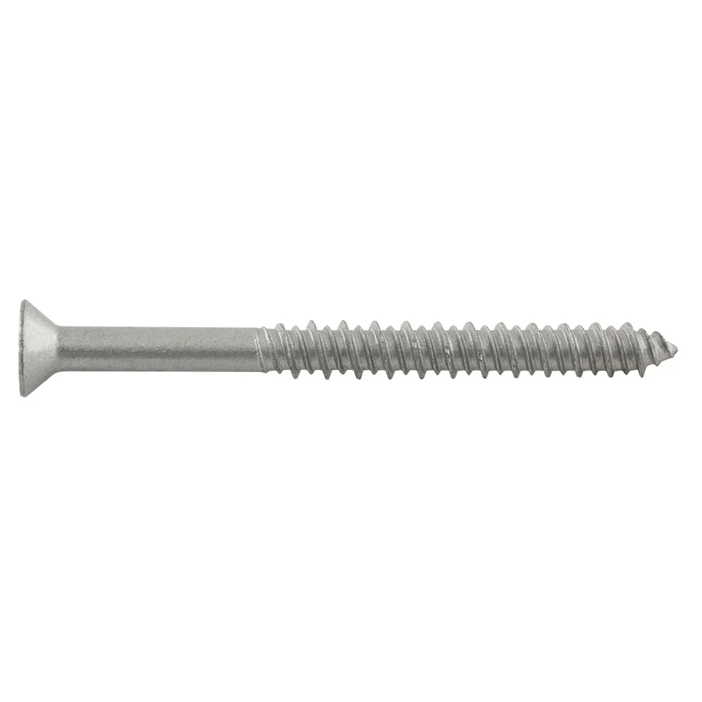 DeWalt DFM2ELG801 UltraCon+ 1/4 X 2-1/4-Silver Phillips Flat Trimfit, Gimlet, Box of 1500 - Moutools