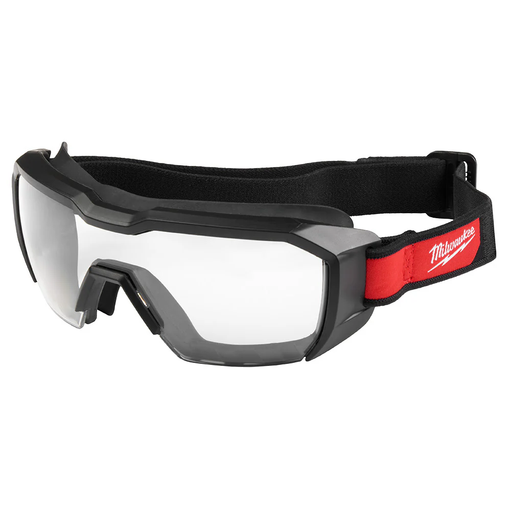 Milwaukee 48-73-2060 Vented Low-Profile Goggles - Clear Dual Coat Lens - Moutools