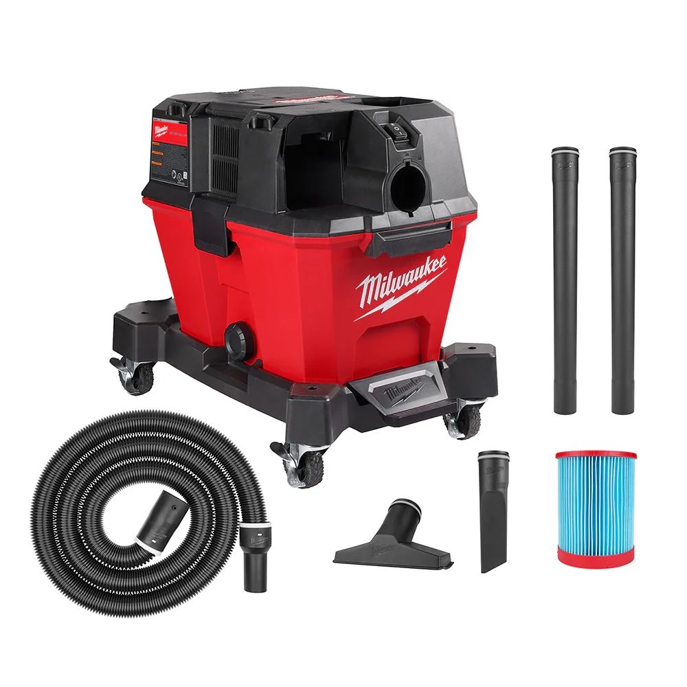 Milwaukee 0910-20 M18 FUEL 6 Gallon Wet/Dry Vacuum, Bare Tool - Moutools