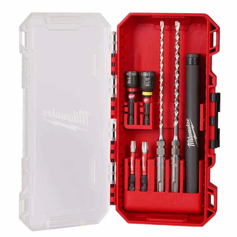 Milwaukee 48-20-7497 Concrete Screw Installation Kit - Moutools