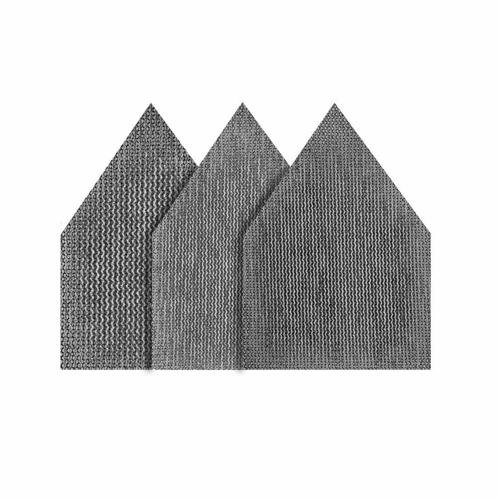 Milwaukee 48-80-5406 Assorted 80/120/180 Grit Mesh Sanding Sheets M12 Orbital Detail Sander 36pk - Moutools