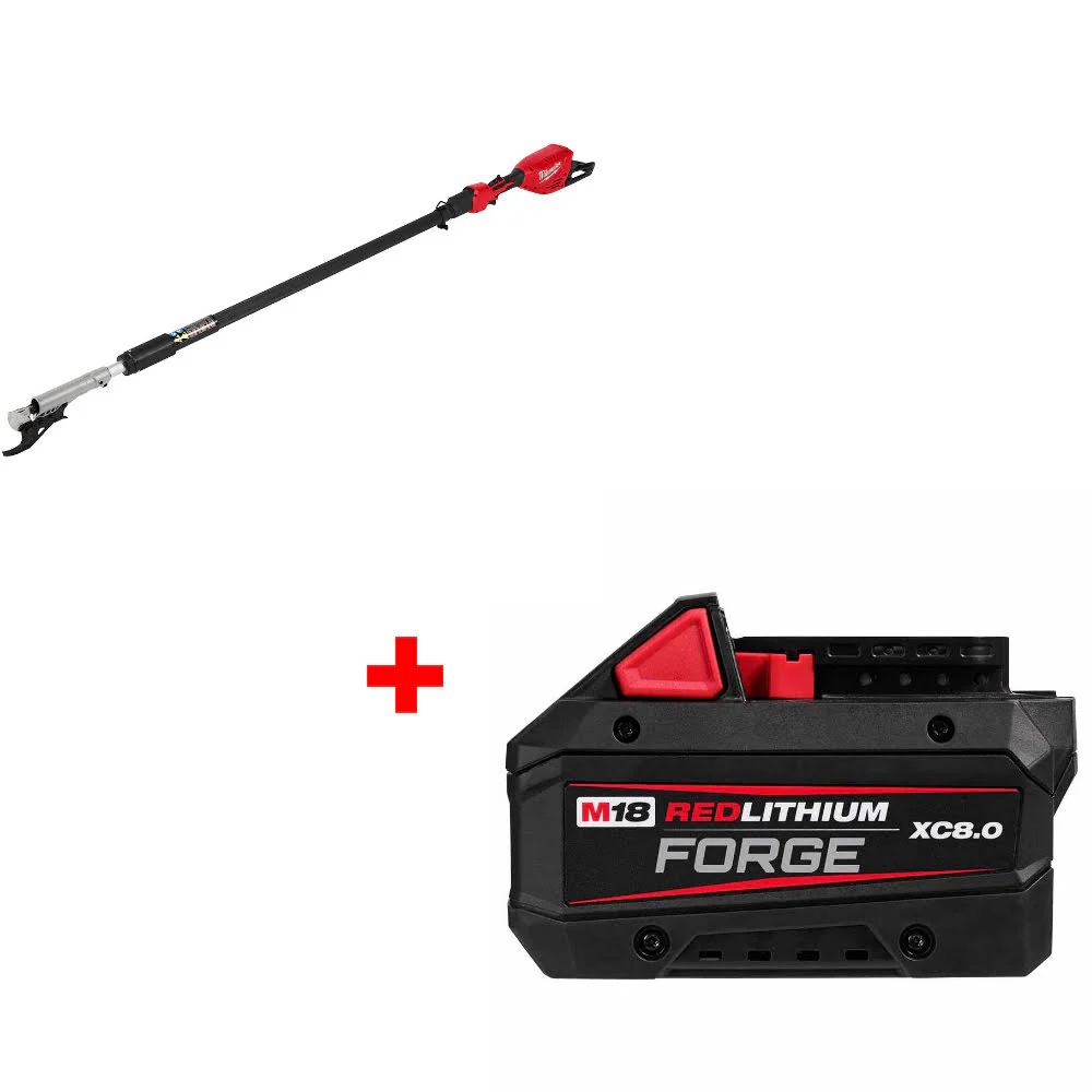Milwaukee 3008-20 M18 Pruning Shears W/ FREE 48-11-1881 M18 XC8.0 Battery Pack - Moutools