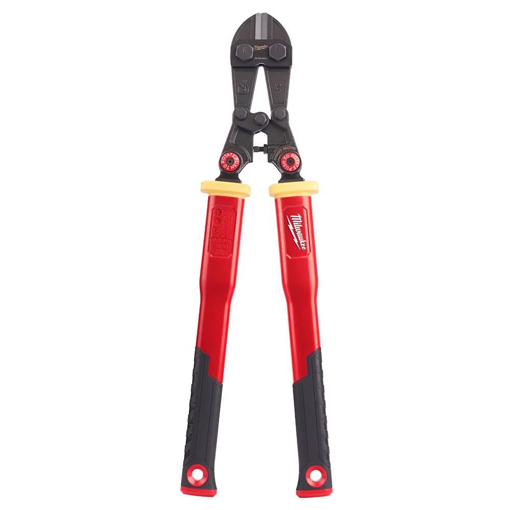 Milwaukee 48-22-4224 24” Fiberglass Bolt Cutters with PIVOTMOVE™ Rotating Handles - Moutools