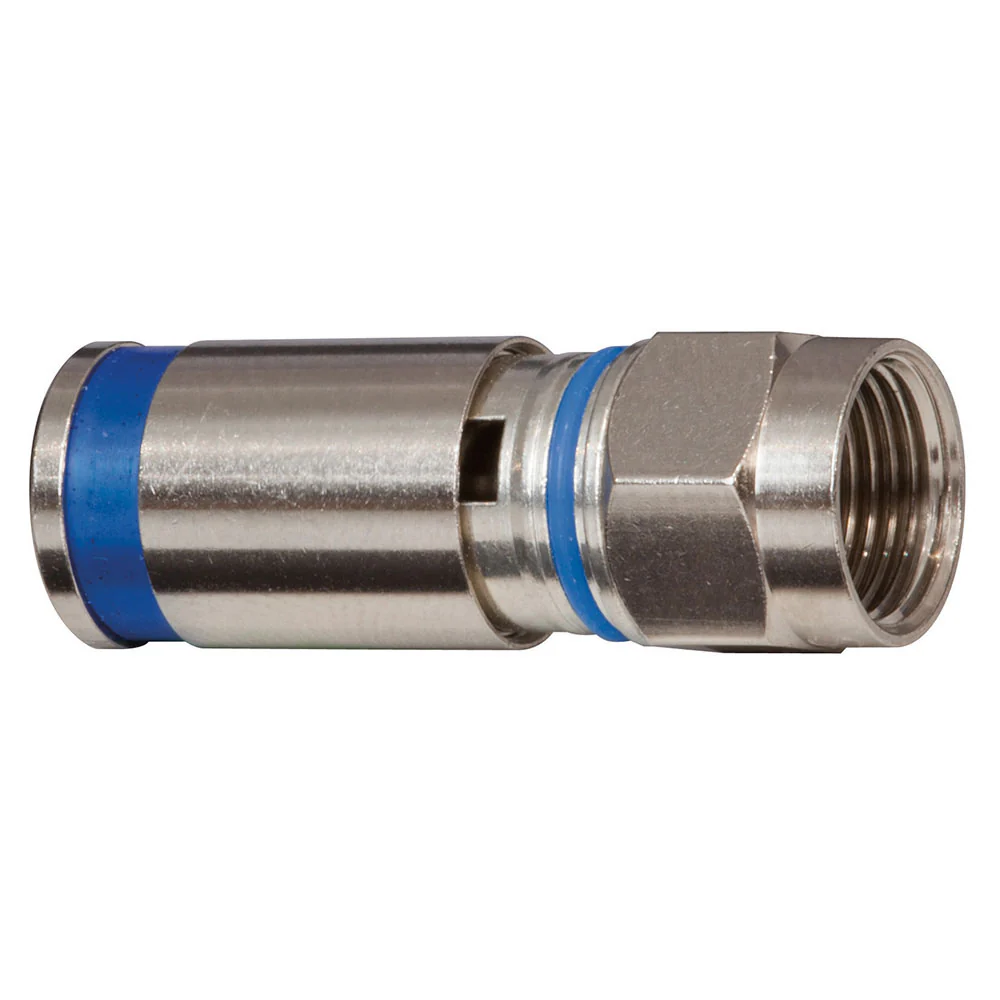 Klein Tools VDV812-623 Weatherproof F-Compression Connectors RG6 10-Pack - Moutools