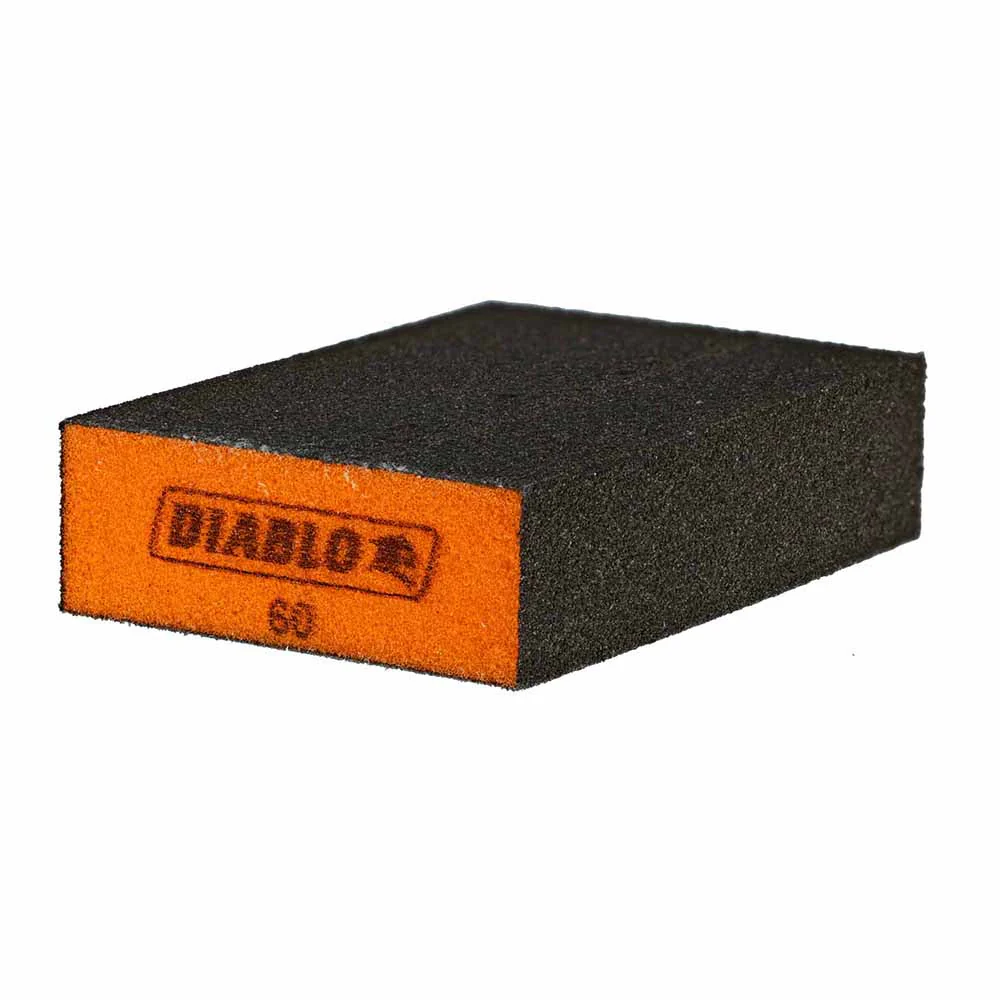 Diablo DFBBLOCMED01G Flat 60-Grit (Medium) Sanding Sponge - Moutools
